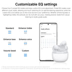 Xiaomi Redmi Buds 8 Lite True Wireless Bluetooth Headphone, 42dB Active Noise Cancelling, 12.4mm Driver, Up To 36h Battery Life, Bluetooth 5.4, Black