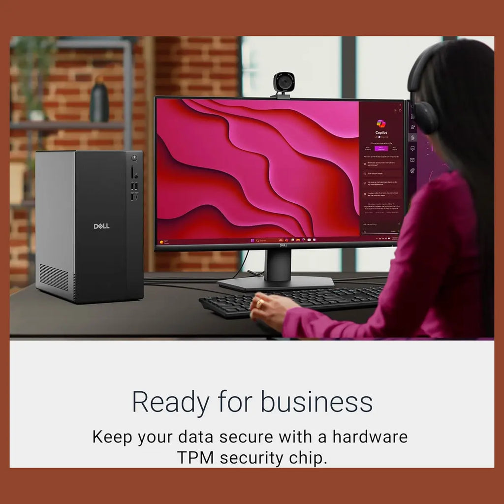 Dell ECT 1250 Tower Desktop Intel Core i5 14th Generation, 16GB DDR5 512GB NVMe M.2 SSD, Intel Integrated Graphics