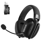 ATTACK SHARK L80PRO Wireless Gaming Headset, Tri-Mode 2.4GHz Bluetooth Wired, Dual Microphone, 40mm Drivers, Black