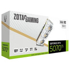 ZOTAC GAMING GeForce RTX 5070 Ti SOLID CORE OC White Edition Graphics Card, 16GB GDDR7, PCI Express 5.0 x16 White, ZT-B50710Q2-10P