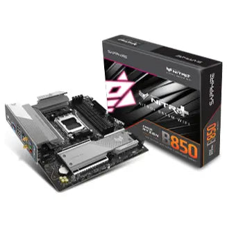 Sapphire NITRO+ B850A WIFI 7 Motherboard AMD B850 Socket AM5 ATX, PCIe 5.0 x16, DDR5 Up To 8000MHz OC, WiFi 7
