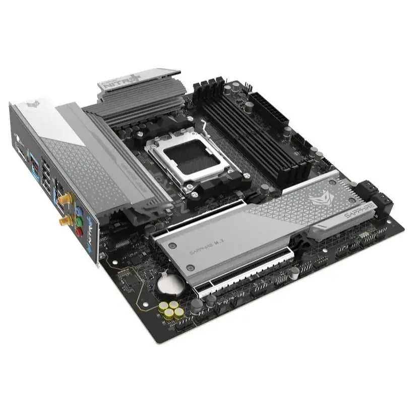 Sapphire NITRO+ B850M WIFI Motherboard Micro-ATX AMD B850 AM5 PCIe 5.0 x16 DDR5 Up To 8000MHz OC