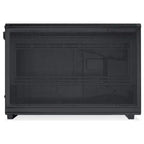 LIAN LI A3 Glass Edition Wood Mini Tower Case Micro Form Factor, Black A3X-WDG