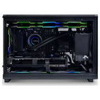 LIAN LI A3 Glass Edition Wood Mini Tower Case Micro Form Factor, Black A3X-WDG