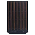LIAN LI A3 Glass Edition Wood Mini Tower Case Micro Form Factor, Black A3X-WDG