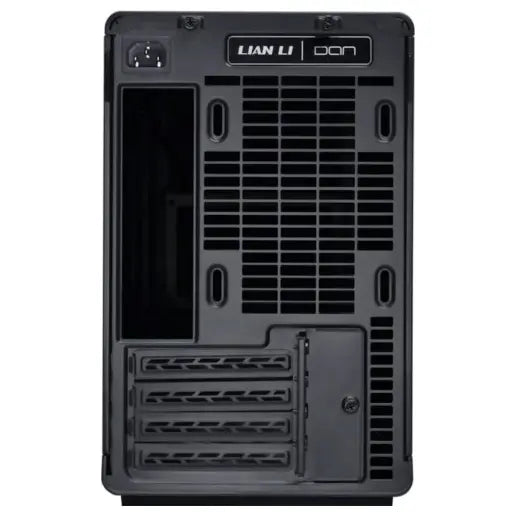 LIAN LI A3 Glass Edition Wood Mini Tower Case Micro Form Factor, Black A3X-WDG
