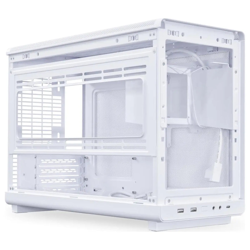 Lian Li A3 Micro Form Factor Chassis, 360mm Radiator Support, White A3W-WDG