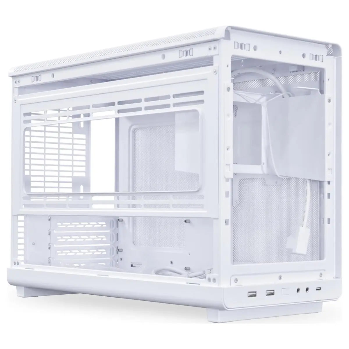 Lian Li A3 Micro Form Factor Chassis, 360mm Radiator Support, White A3W-WDG