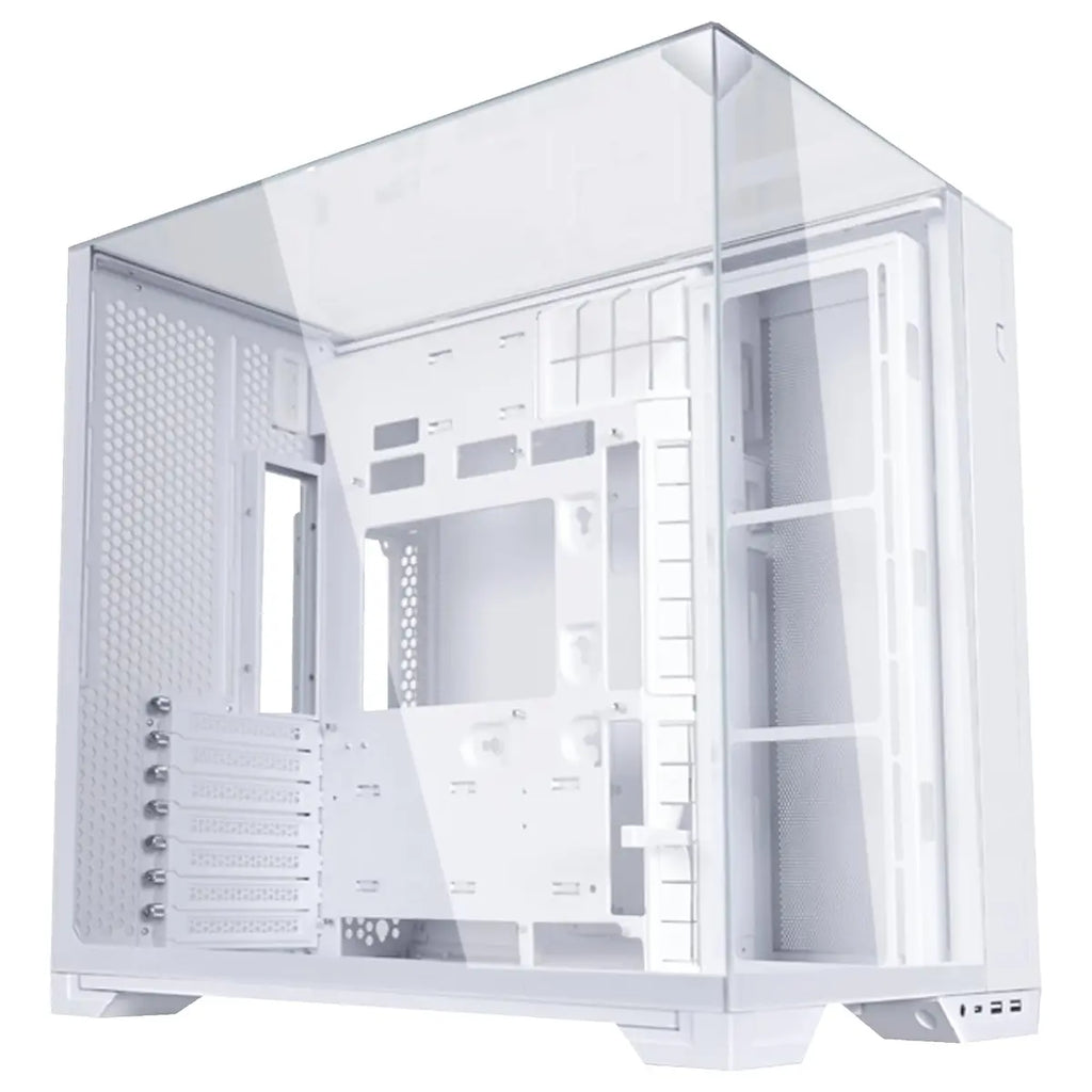 Lian Li O11 Vision Compact ATX Mid Tower Computer Case Back Connect Support O11VPW White