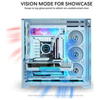 Lian Li O11 Vision Compact ATX Mid Tower Computer Case Back Connect Support O11VPW White