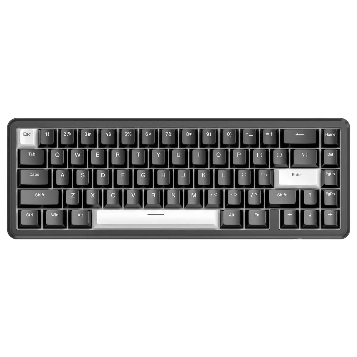 ATTACK SHARK X65 HE Wired 65% Mechanical Gaming Keyboard, Hall Effect Magnetic Switch, Rapid Trigger, Hot Swap, RGB, 8000Hz, Black