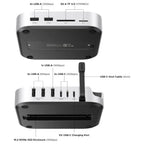 Ugreen Mac Mini M4 Dock, 11-in-1 USB-C Hub With 8TB M.2 NVMe Enclosure 10Gbps, 5x USB-A, 2x USB-C, SD and TF Card Slot, Model 65487