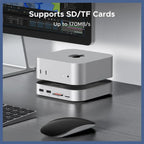 Ugreen Mac Mini M4 Dock, 11-in-1 USB-C Hub With 8TB M.2 NVMe Enclosure 10Gbps, 5x USB-A, 2x USB-C, SD and TF Card Slot, Model 65487
