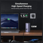 Ugreen Docking Station Triple Display 12-in-1, 8K, 2 HDMI, DP, 10Gbps USB-C and USB-A 3.2, 100W PD, Ethernet, Audio, SD and TF Card Reader