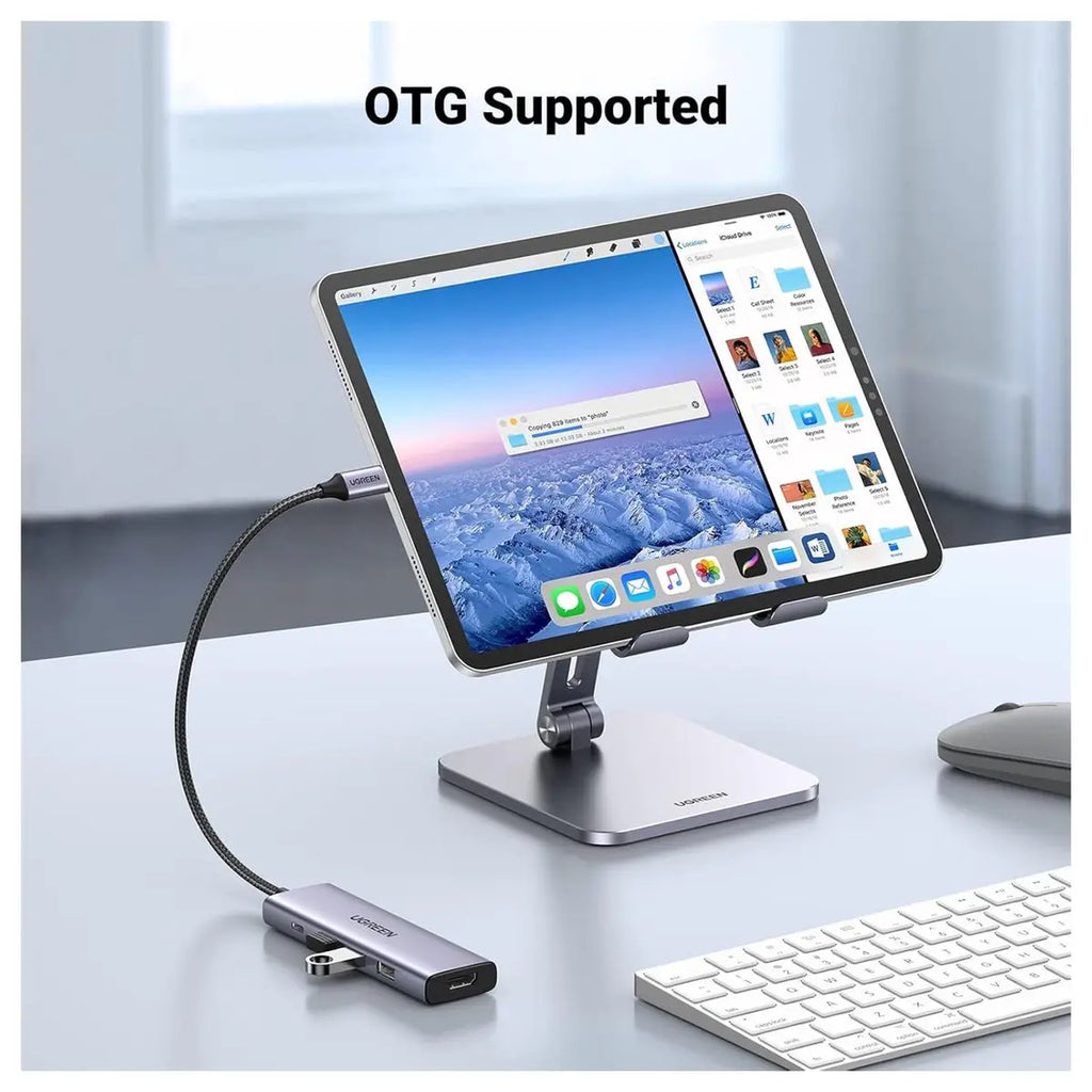 UGREEN 5-in-1 USB C Hub, 4K At 60Hz HDMI, 100W PD, 3 USB-A 3.0, 5Gbps, 15597