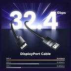 Ugreen DisplayPort 8K Cable DisplayPort Cable 3m, DP 1.4, 8K at 60Hz, 4K at 240Hz 80393