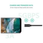 Ugreen USB Type C Extension Cable USB 3.2 Gen 2 10Gbps 100W 1m 10387