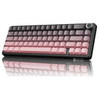 ATTACK SHARK X66 Wireless Gasket Mechanical Keyboard, Bluetooth 2.4G Type-C, 60% ANSI, Hot-Swap, RGB, 3000mAh, Blackberry