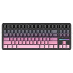 Attack Shark X87 Wireless Mechanical Keyboard, 2.4GHz USB-C Bluetooth, Hot Swappable, RGB Backlit, 4000mAh, Blackberry