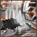 Attack Shark R82 HE Rapid Trigger Wired Mechanical Gaming Keyboard, 8K Polling, 0.005mm RT Accuracy, 256K Scan Rate, 5 Layer Sound Damped, Black