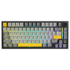 ATTACK SHARK X820 Ultra Mechanical Keyboard Tri-Mode 75% ANSI Hot-Swappable RGB Mac and Win Star Black