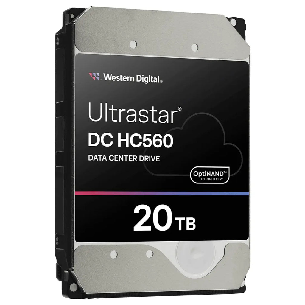 WD Ultrastar DC HC560 Hard Drive, 20TB 3.5-Inch SATA 7200RPM SE 0F38785