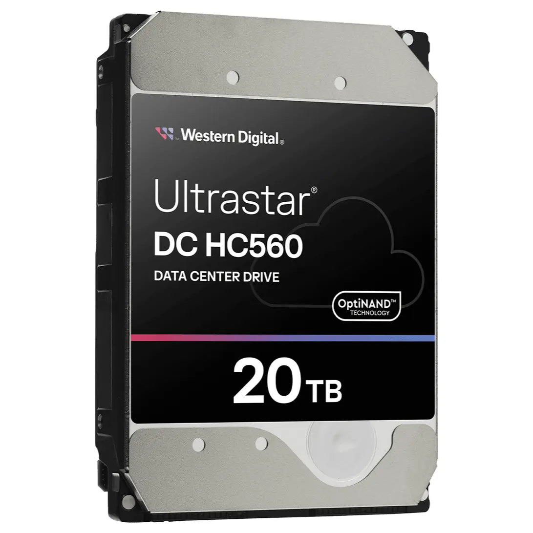 WD Ultrastar DC HC560 Hard Drive, 20TB 3.5-Inch SATA 7200RPM SE 0F38785