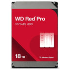 WD Red Pro NAS Hard Drive 18TB 3.5-Inch SATA 7200 RPM CMR 512MB Cache Up To 272MB/s WD181KFGX