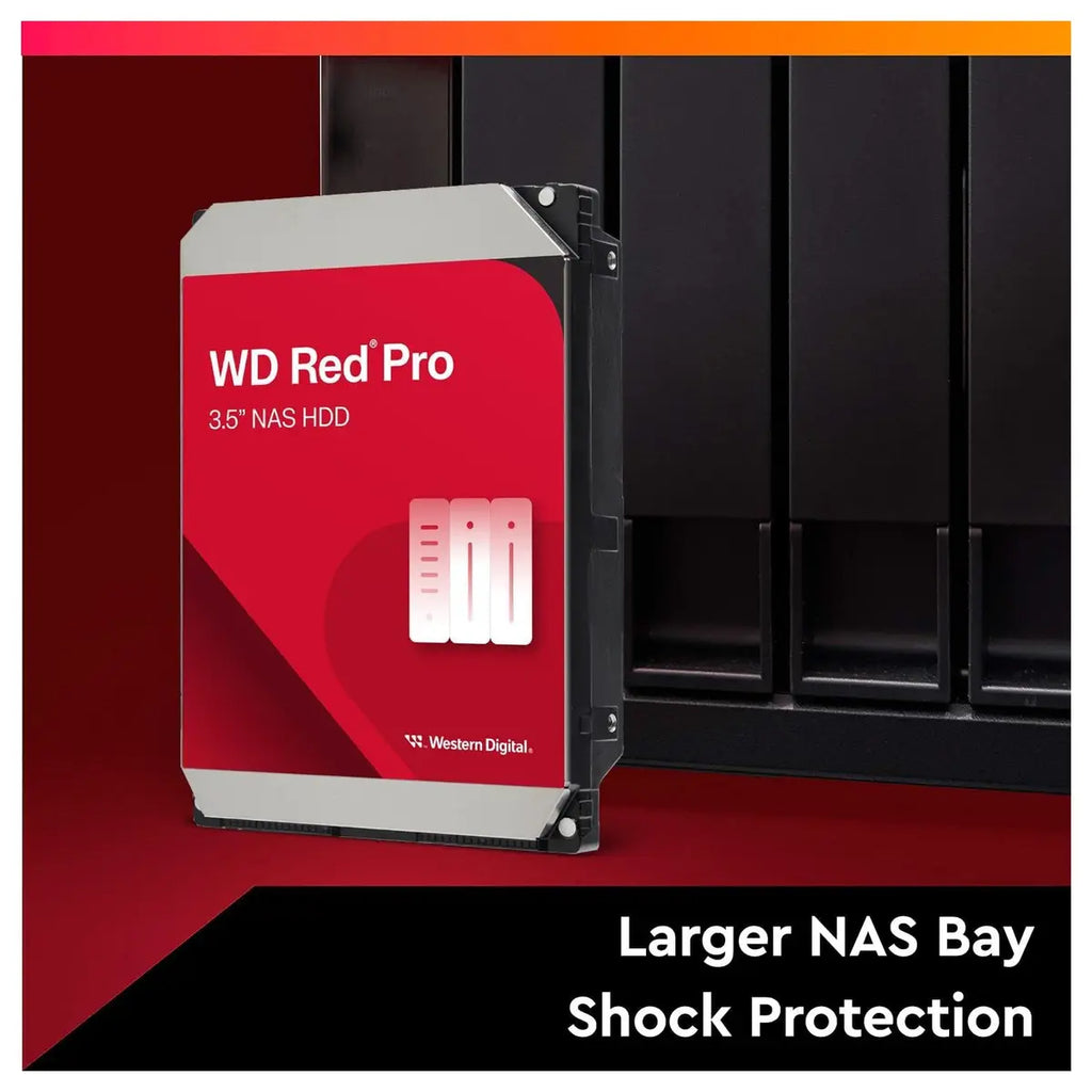 WD Red Pro NAS Hard Drive 18TB 3.5-Inch SATA 7200 RPM CMR 512MB Cache Up To 272MB/s WD181KFGX