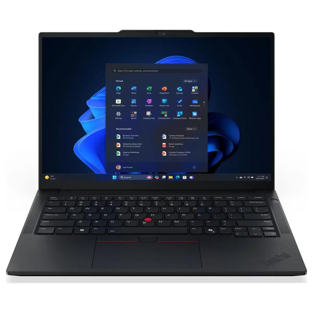 Lenovo ThinkPad E14 Gen 7 Laptop, Intel Core Ultra 7 256V, Integrated Intel Arc Graphics 140V, 14" WUXGA IPS 300nits 60Hz, 16GB LPDDR5X-8533 RAM, 512GB PCIe 4.0 NVMe SSD, Wi-Fi 6E, Backlit Keyboard, Fingerprint Reader, Black, 21U20063GQ