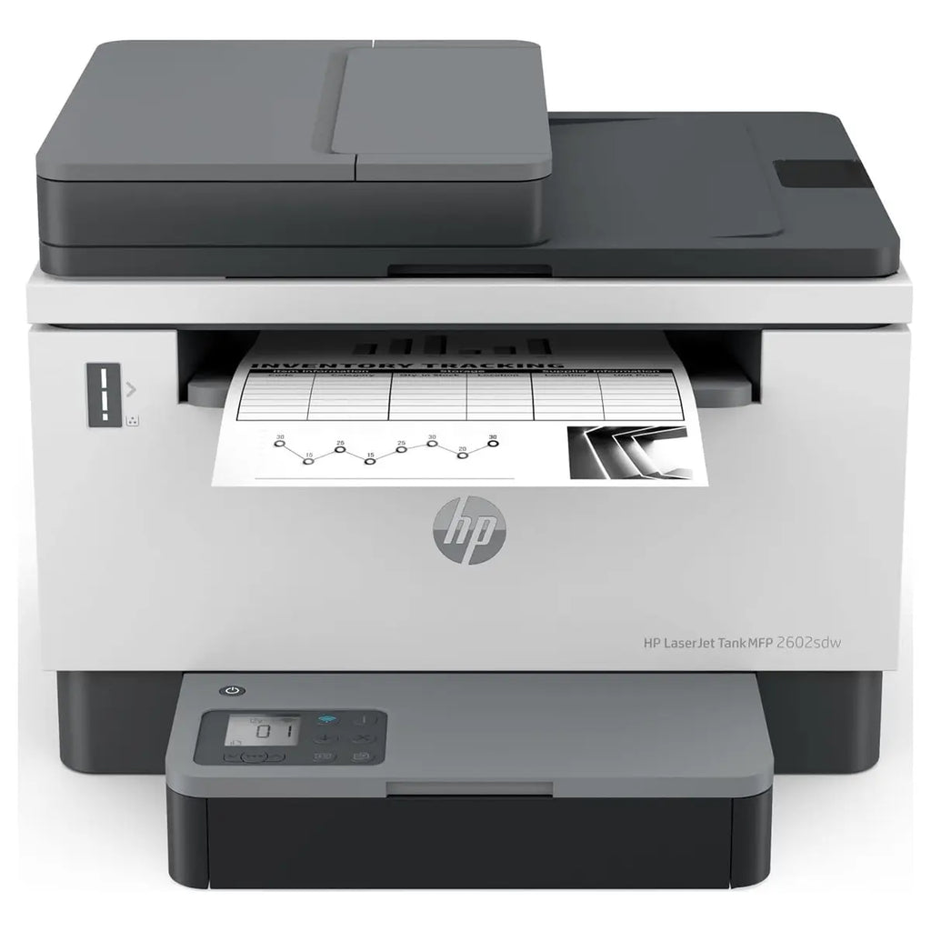 HP LaserJet Tank MFP 2602sdw Printer, 22PPM, Two-Sided Printing, 40-Sheet ADF, Wi-Fi (Official Warranty)