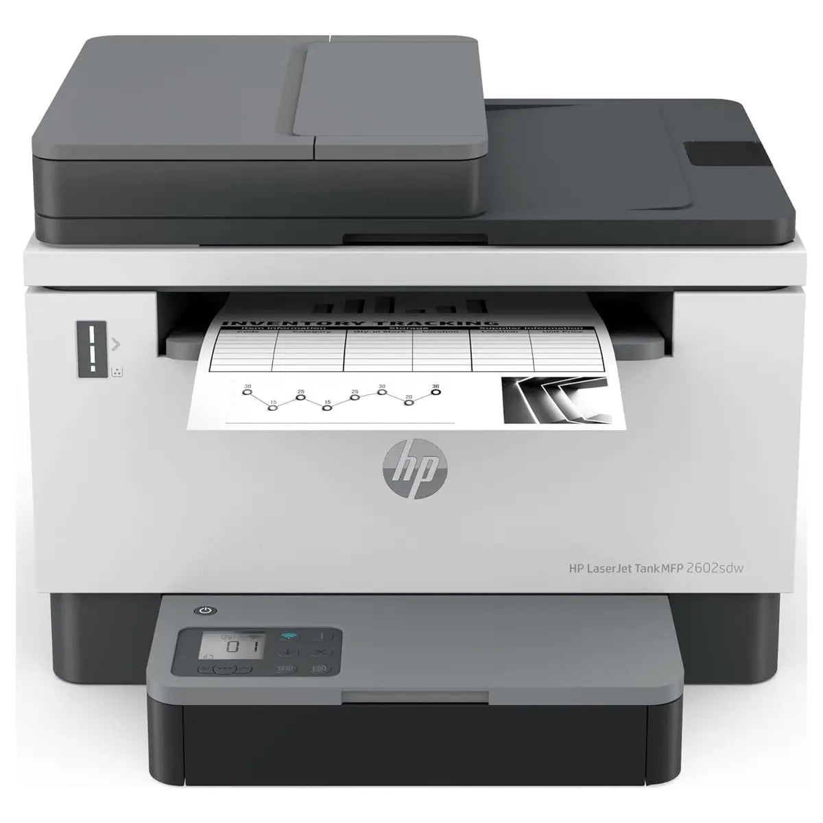 HP LaserJet Tank MFP 2602sdw Printer, 22PPM, Two-Sided Printing, 40-Sheet ADF, Wi-Fi (Official Warranty)