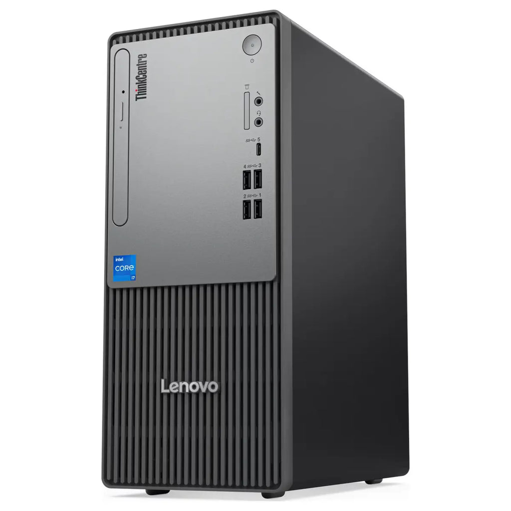Lenovo ThinkCentre Neo 50t Gen 5 Desktop, Intel Core i5-14400, 16GB DDR5 RAM, 512GB SSD, Intel UHD Graphics, Black (Official Warranty)