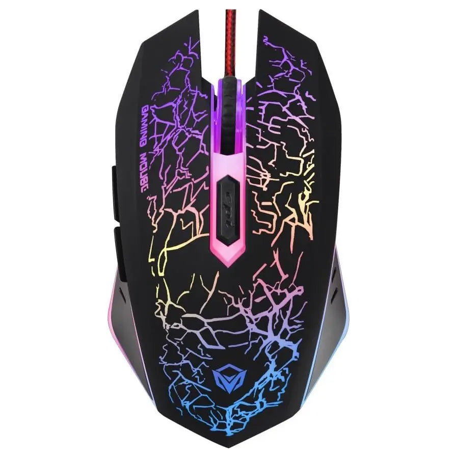 MEETION M930 Gaming Mouse Wired Optical 7200 DPI 6 Button Ambidextrous Black