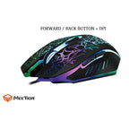 MEETION M930 Gaming Mouse Wired Optical 7200 DPI 6 Button Ambidextrous Black
