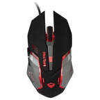 Meetion M915 Wired Gaming Mouse, 6D, Up To 6400 DPI, RGB Backlit, Black
