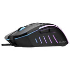 Meetion GM015 Honeycomb RGB Gaming Mouse, 6400 DPI, 7 Plus 1 Buttons, Black