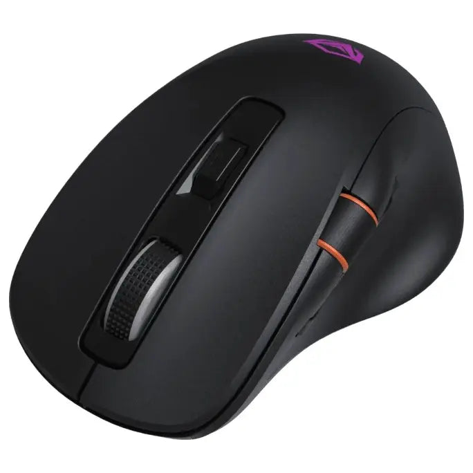 Meetion GW32 Gaming Ergonomic Mouse, Three-Mode 2.4GHz Wireless Bluetooth and Wired, 8000 DPI, Black
