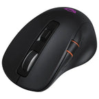 Meetion GW32 Gaming Ergonomic Mouse, Three-Mode 2.4GHz Wireless Bluetooth and Wired, 8000 DPI, Black