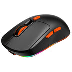 Meetion GW38 Wireless Tri-Mode Mouse With Magnetic Charging Dock, Up To 8000 DPI, 1000Hz, Black