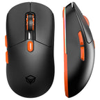 Meetion GW38 Wireless Tri-Mode Mouse With Magnetic Charging Dock, Up To 8000 DPI, 1000Hz, Black