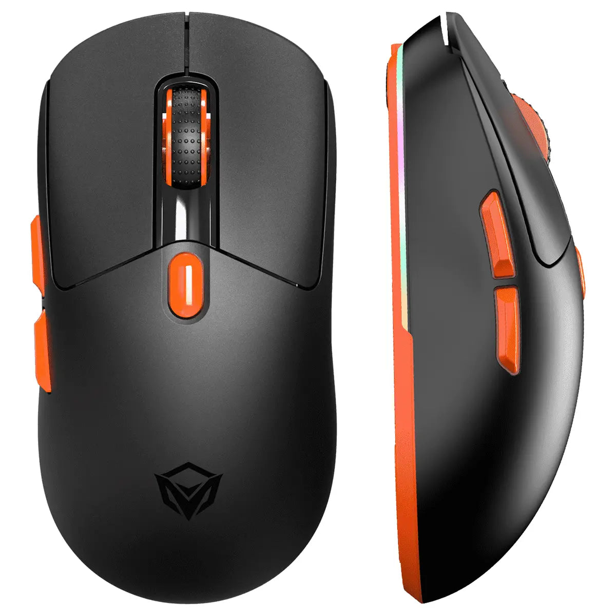 Meetion GW38 Wireless Tri-Mode Mouse With Magnetic Charging Dock, Up To 8000 DPI, 1000Hz, Black