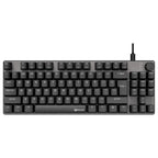Meetion MK008 Pro Mechanical Gaming Keyboard, 87-Key TKL, RGB Backlight, Hot-Swappable Switches, Black