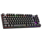 Meetion MK008 Pro Mechanical Gaming Keyboard, 87-Key TKL, RGB Backlight, Hot-Swappable Switches, Black