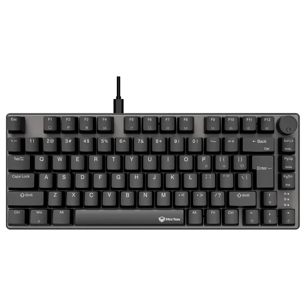 Meetion MK006 Pro 75% RGB Wired Mechanical Keyboard Black