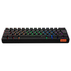 Meetion MK005 60% Mini Mechanical Keyboard, OUTEMU Blue Switches, RGB LED Backlight, USB-C Wired, Black