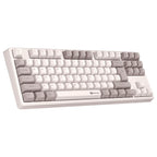 Meetion MK14 87-Key Triple-Mode Wireless RGB Mechanical Keyboard, White
