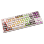Meetion MK14 87-Key Triple-Mode Wireless RGB Mechanical Keyboard, White