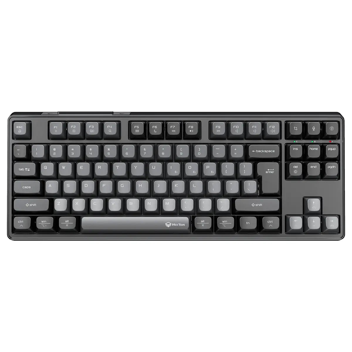 Meetion MK14 TKL Triple-Mode Wireless RGB Mechanical Keyboard, 87 Keys, Black
