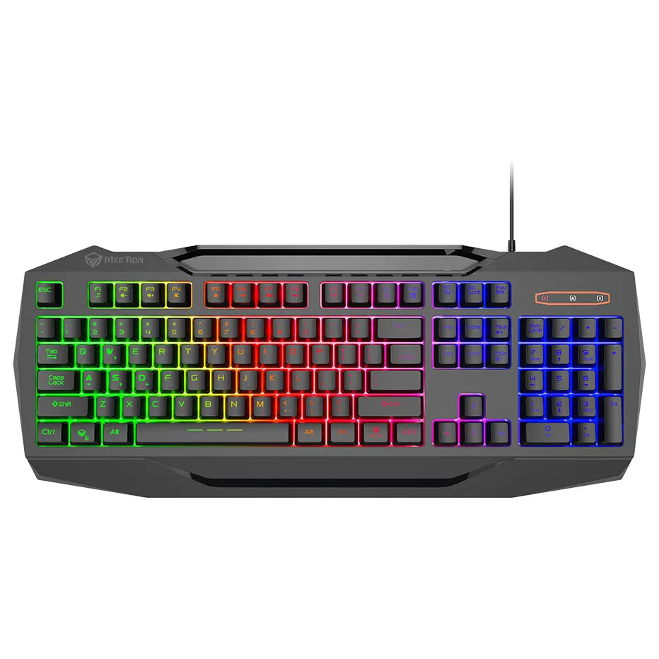 Meetion C490 4 In 1 PC Gaming Kit, Keyboard Mouse Headset Mouse Pad, 2400 DPI, USB, 3.5mm